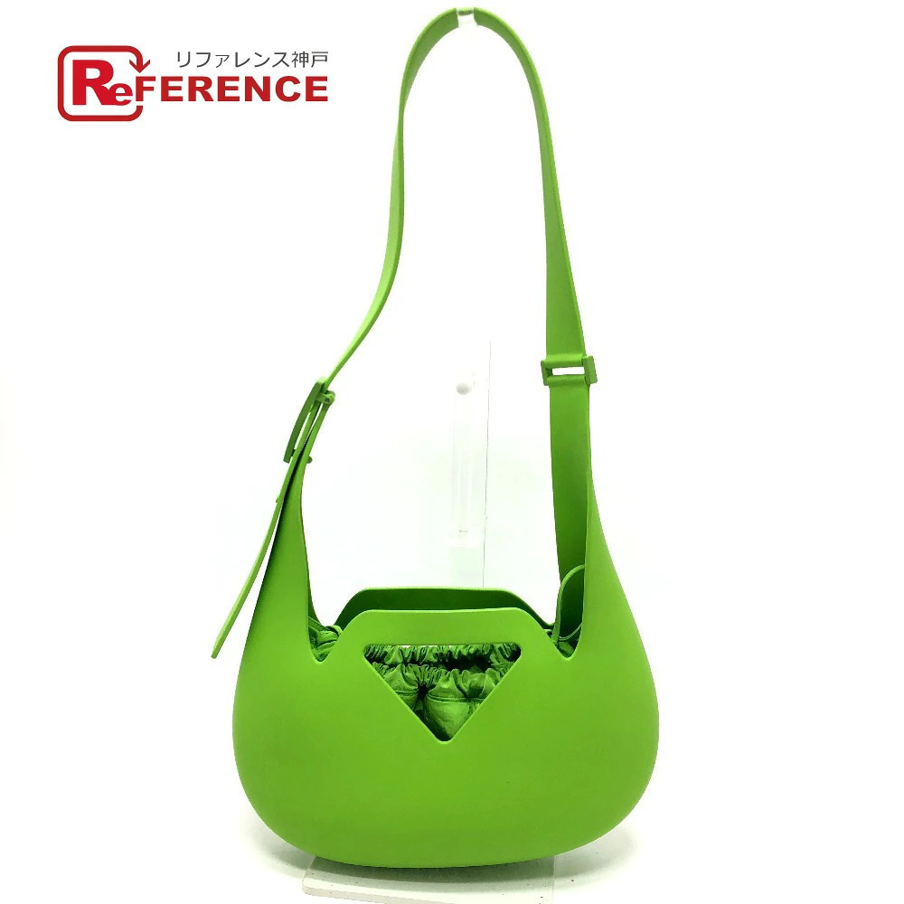 Bottega Veneta Punch Bag Shoulder Green